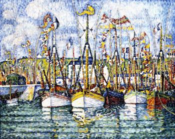 Paul Signac paintings artwork, Blessing of the Tuna Bo Paul Signac paintings artwork, Blessing of the Tuna Bo